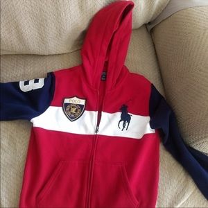 Almost brand new polo kids Hoodie